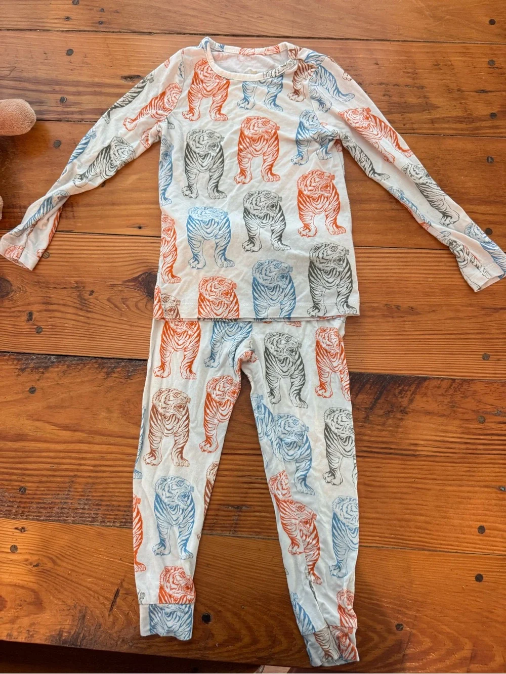 Pink Chicken tiger pajamas